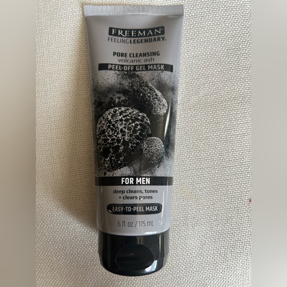 Freeman Pore Cleansing Volcanic Ash Peel-Off Ash Gel Mask for Men